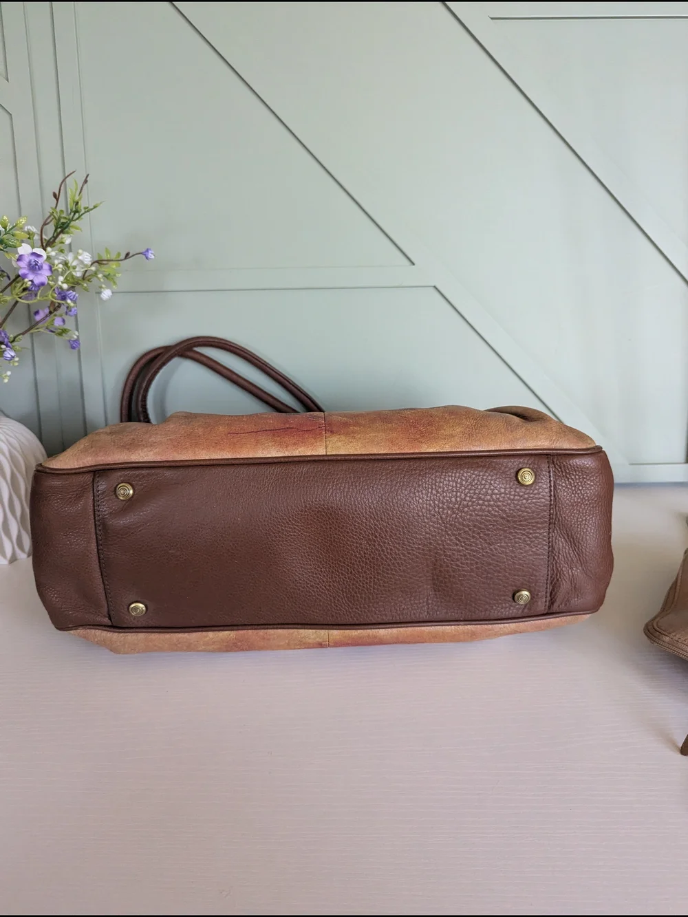 ICON Brown Dog Portrait Tote Bag Set with Matching Pouch & Card Case